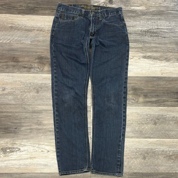 American Eagle Outfitters Other - American Eagle Outfitters Dark Wash Blue Mens 31x30 Slim Fit Stretch Denim Jeans
